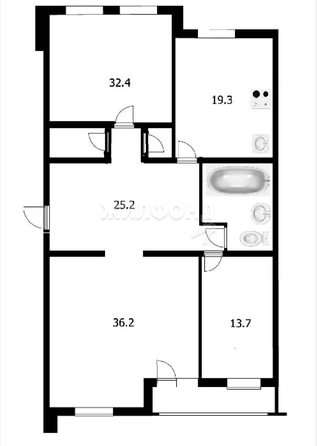 
   Продам 3-комнатную, 135.8 м², 1905 года ул, 59

. Фото 35.