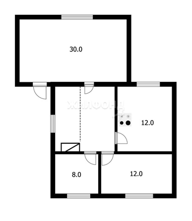 
   Продам дом, 70 м², Октябрьский

. Фото 21.