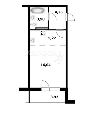 
   Продам студию, 30.1 м², Сержанта Коротаева ул, 9/1

. Фото 15.