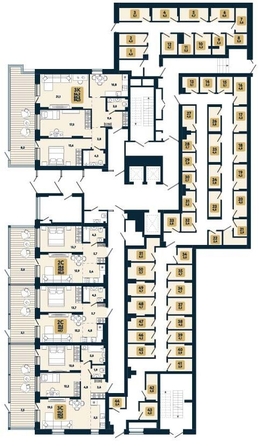 
   Продам 2-комнатную, 49.1 м², Первый на Есенина, дом 3

. Фото 1.