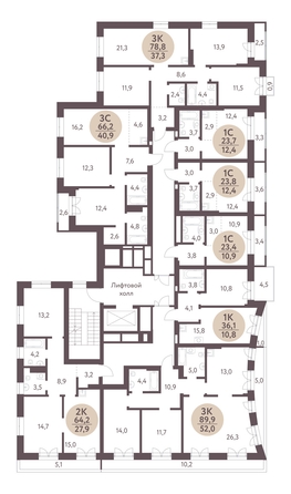 
   Продам 1-комнатную, 36.1 м², Зеленый город, дом 1

. Фото 1.