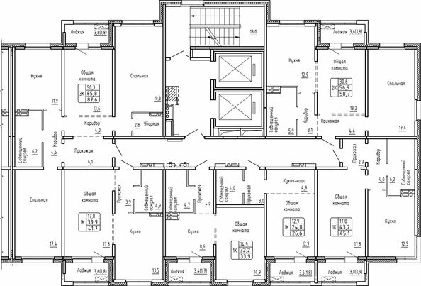 
   Продам 1-комнатную, 45.1 м², Самоцветы, Бирюза дом 2

. Фото 1.