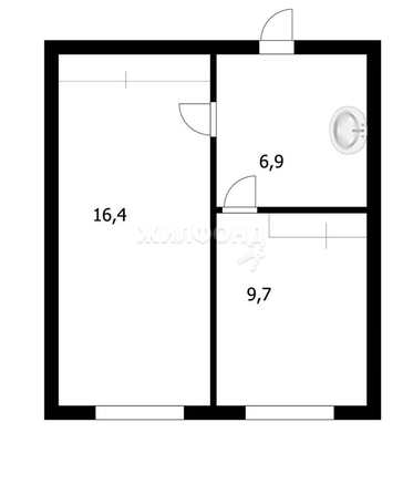 
   Продам секционку, 20 м², Ползунова ул, 5а

. Фото 10.