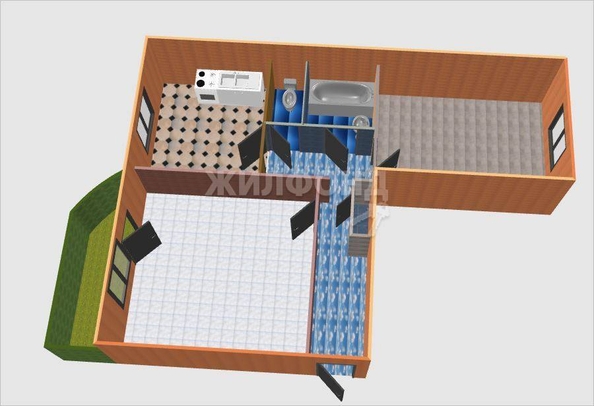 
   Продам 2-комнатную, 53.4 м², Шевченко ул, 34

. Фото 12.