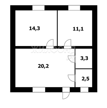 
   Продам дом, 57 м², Прокудское

. Фото 6.