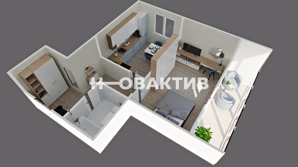 
   Продам 1-комнатную, 41.9 м², Ипподромская ул, 12

. Фото 9.