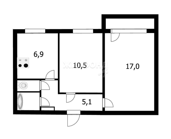 
   Продам 2-комнатную, 43.2 м², Дуси Ковальчук ул, 14

. Фото 19.