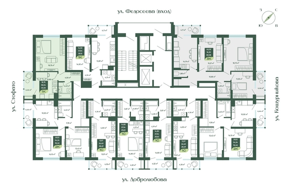 
   Продам студию, 29.6 м², Мичурин

. Фото 1.