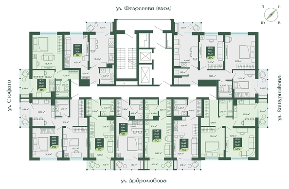 
   Продам 3-комнатную, 80.62 м², Мичурин

. Фото 1.