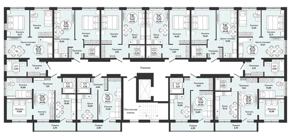 
   Продам 1-комнатную, 44.28 м², Одоевский, дом 4

. Фото 1.