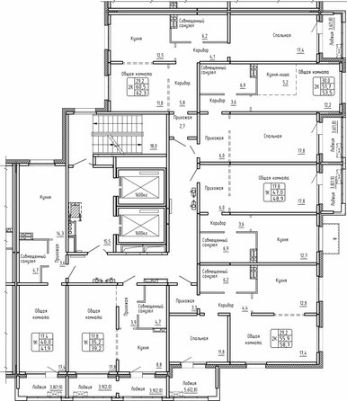 
   Продам 1-комнатную, 48.9 м², Самоцветы, Бирюза дом 2

. Фото 1.