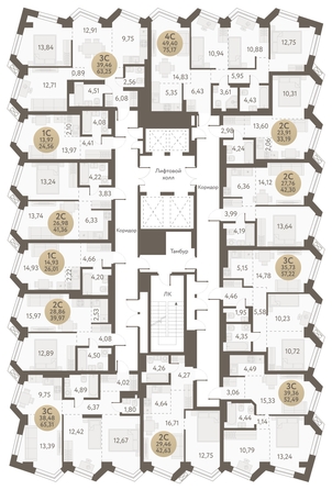 
   Продам 4-комнатную, 75.17 м², Urban-peaks (Городские вершины)

. Фото 1.