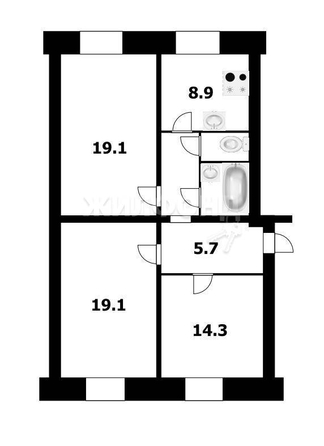 
   Продам комнату, 19.1 м², Мира ул, 46

. Фото 4.