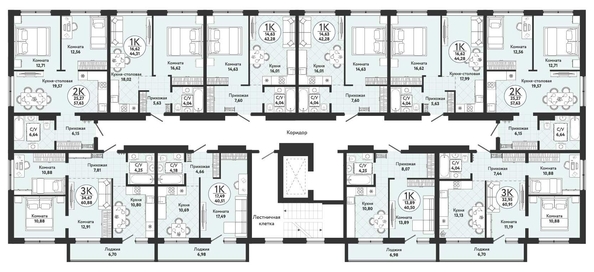 
   Продам 3-комнатную, 60.91 м², Одоевский, дом 4

. Фото 1.