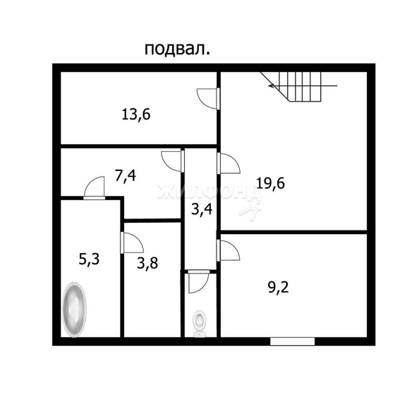 
   Продам дом, 282.5 м², Обь

. Фото 35.