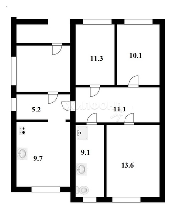 
   Продам дом, 70.1 м², Мошково

. Фото 10.