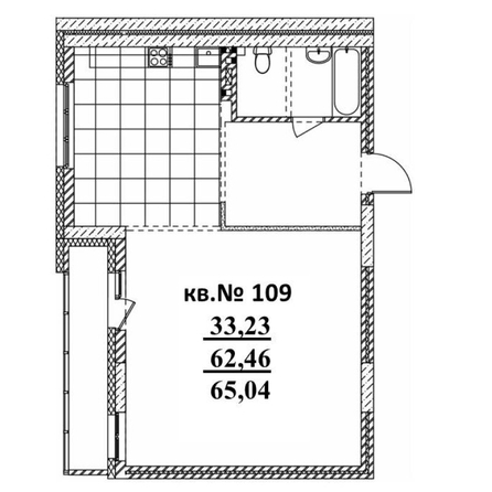 
   Продам 2-комнатную, 65.04 м²,  Римский квартал, 2 очередь

. Фото 1.