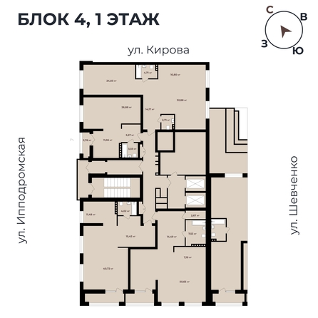 
   Продам 2-комнатную, 77.36 м²,  Римский квартал, 2 очередь

. Фото 11.