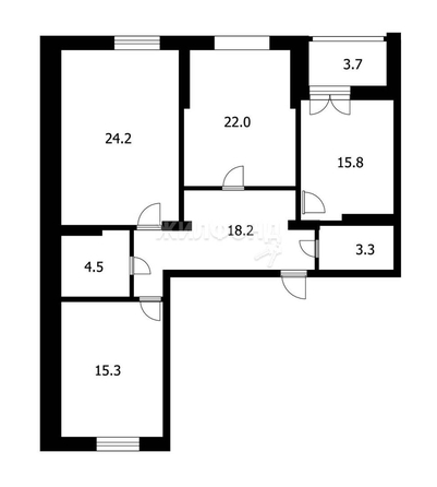 
   Продам 3-комнатную, 103.3 м², Сухарная ул, 96/2

. Фото 1.