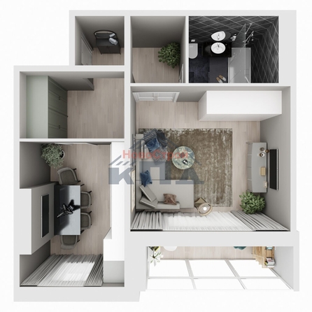 
   Продам 1-комнатную, 44 м², Николая Сотникова ул, 36/1

. Фото 3.