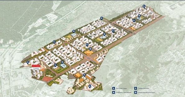 
   Продам 2-комнатную, 56.73 м², Легендарный-Северный, дом 2

. Фото 5.