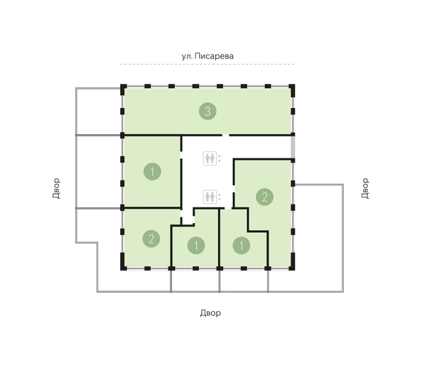 
   Продам 2-комнатную, 196.94 м², Мылзавод, дом 4

. Фото 13.