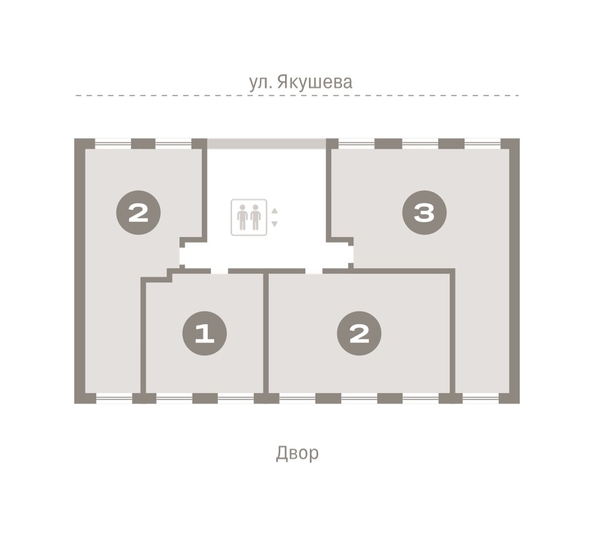 
   Продам 3-комнатную, 83.53 м², На Декабристов, дом 6-2

. Фото 16.