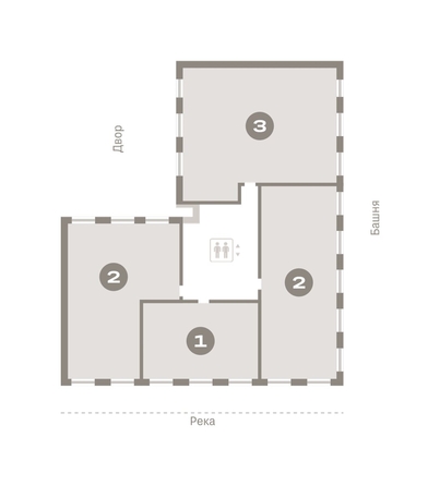 
   Продам 3-комнатную, 140.25 м², На Декабристов, дом 6-2

. Фото 16.