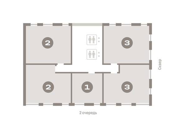 
   Продам 2-комнатную, 74.23 м², Авиатор, дом 3

. Фото 6.