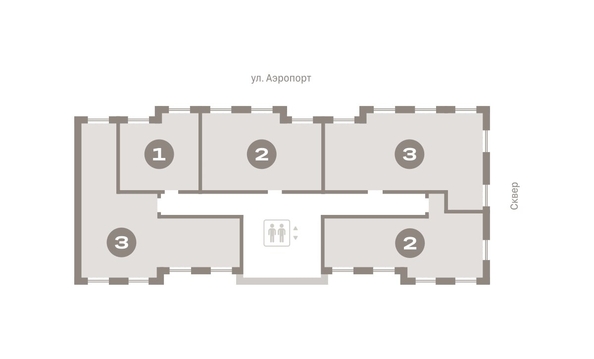 
   Продам 2-комнатную, 70.67 м², Авиатор, дом 3

. Фото 6.