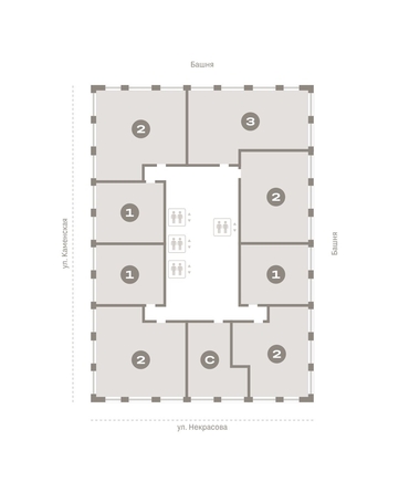 
   Продам 1-комнатную, 45.08 м², Мылзавод, дом 9

. Фото 1.