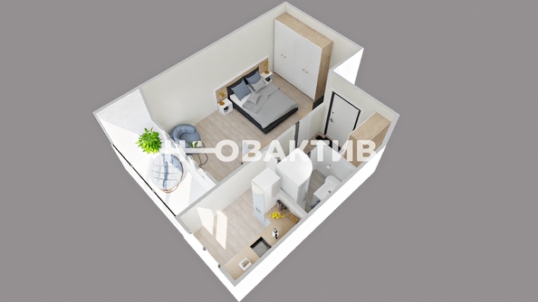 
   Продам 1-комнатную, 29 м², Учительская ул, 17/1

. Фото 2.