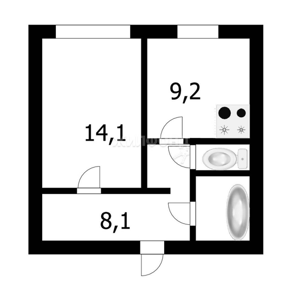 
   Продам 1-комнатную, 35.6 м², Петухова ул, 14/1

. Фото 6.