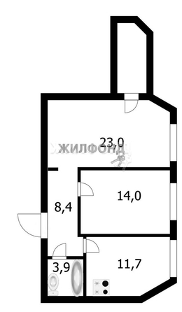 
   Продам 2-комнатную, 61 м², Стартовая ул, 4

. Фото 19.