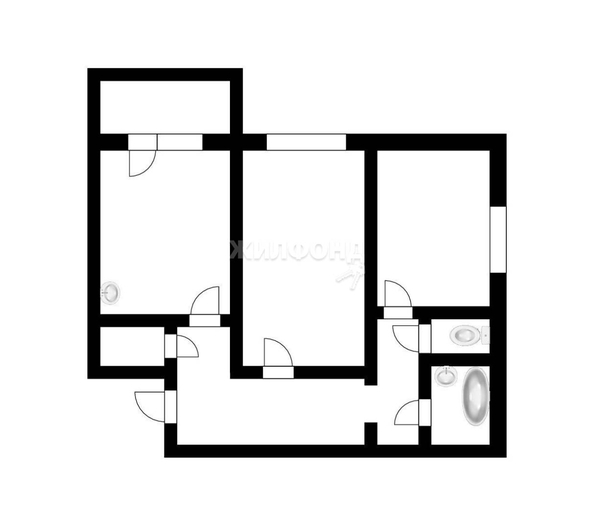 
   Продам 2-комнатную, 57.3 м², Хилокская ул, 1В

. Фото 15.