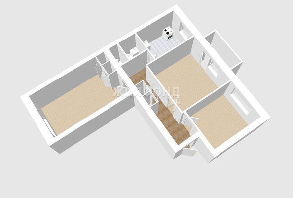 
   Продам 3-комнатную, 68.1 м², Орджоникидзе ул, 27

. Фото 26.