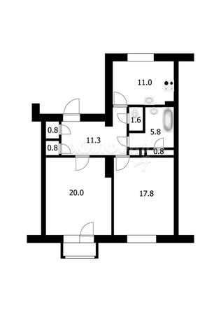 
   Продам 2-комнатную, 69.9 м², Пархоменко ул, 8

. Фото 3.