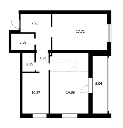 
   Продам 3-комнатную, 67.2 м², 3-й микрорайон, 15

. Фото 9.