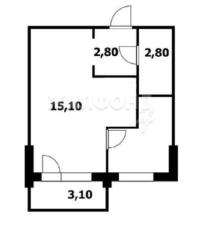 
   Продам 1-комнатную, 29.8 м², , 30/3

. Фото 5.