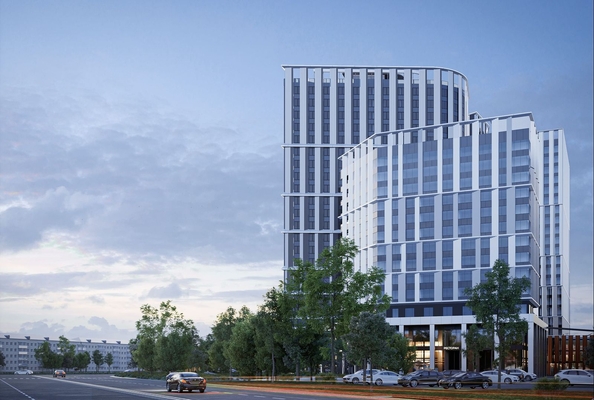 
  Продается 1-комнатный апартамент, 42.91 м², БЦ АЭРОН, Бизнес-центр класса А
. Фото 10.