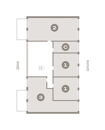 
   Продам студию, 21.56 м², Европейский берег, дом 45

. Фото 1.