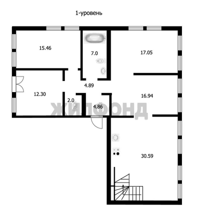 
   Продам 3-комнатную, 156 м², 3-й микрорайон, 1

. Фото 22.