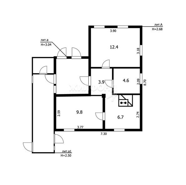 
   Продам дом, 37.4 м², Новолуговое

. Фото 9.