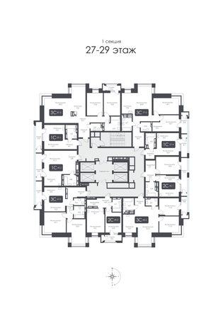 
   Продам 3-комнатную, 75.1 м², CITY TOWERS (Сити Тауэрс)

. Фото 37.