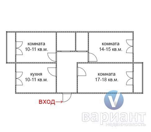 
   Продам 3-комнатную, 73 м², Моторная ул, 16/1

. Фото 7.