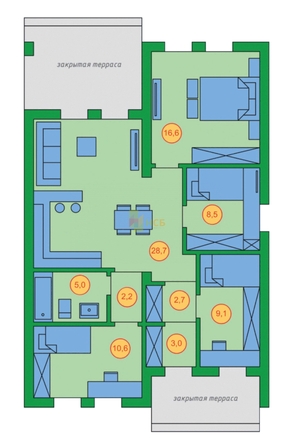 
   Продам дом, 86.4 м², Дружино

. Фото 1.