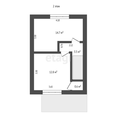 
  Продается 3-комн. квартира, 61.7 м², Республики ул, д. 45
. Фото 3.