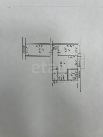 
  Продается 3-комн. квартира, 55 м², Андрианова ул, д. 2
. Фото 4.