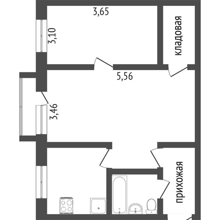 
  Продается 2-комн. квартира, 41.8 м², Энтузиастов ул, д. 67Б
. Фото 5.