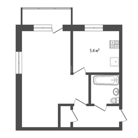 
  Продается 1-комн. квартира, 30.5 м², д. 17
. Фото 5.